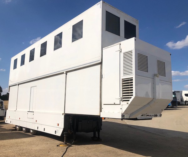 13.6m Ex Disaster Recovery Double Deck Trailer