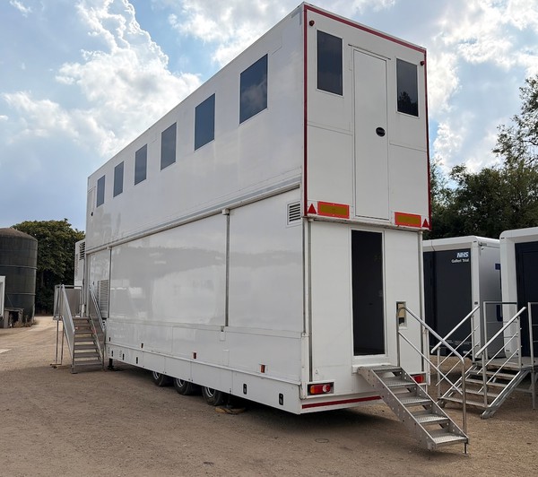 Reconditioned 13.6m Ex Disaster Recovery Double Deck Trailer