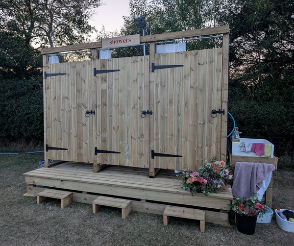 Secondhand Glamping Showers