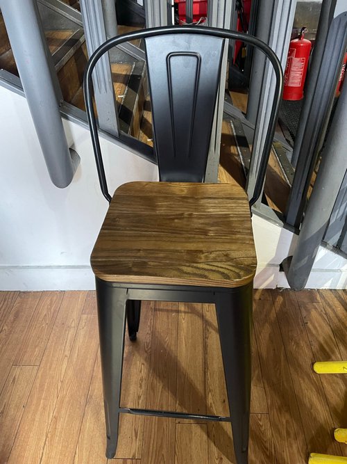 High black bar stool High black bar stool