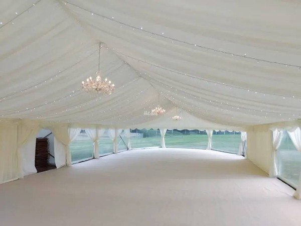 Ivory pleated lining