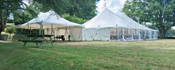 40ft x 60ft with catering marquee for sale