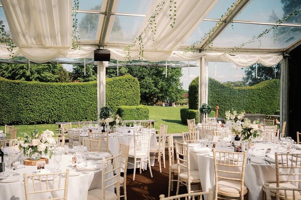 Marquee 12m x 24m with catering marquee