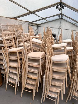 Stacking Chiavari chairs for sale