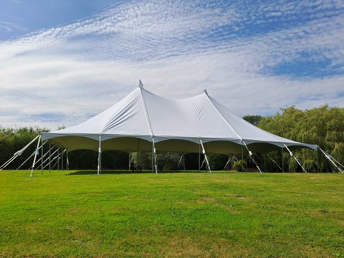 Secondhand Traditional Peak Pole Marquee For Sale Secondhand Traditional Peak Pole Marquee For Sale