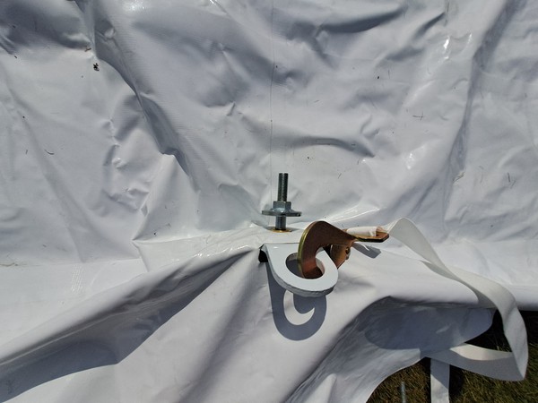 Secondhand Traditional Peak Pole Marquee For Sale