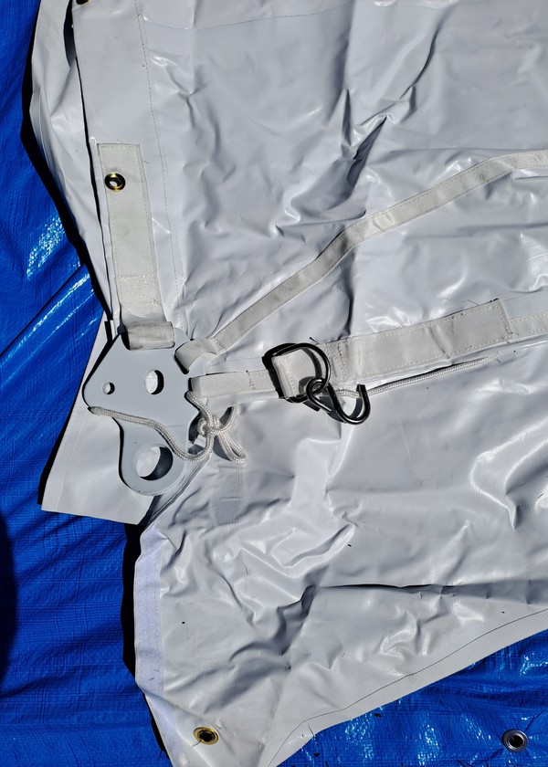 Secondhand Traditional Peak Pole Marquee For Sale