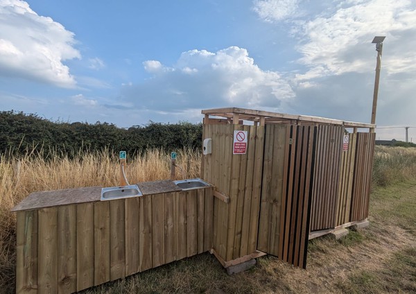 3 Bay Glamping Showers For Sale