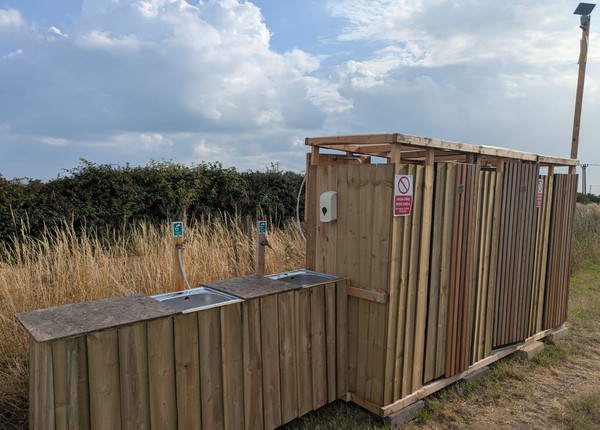 Secondhand 3 Bay Glamping Showers