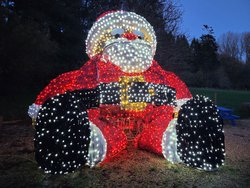Large Light Up Santa