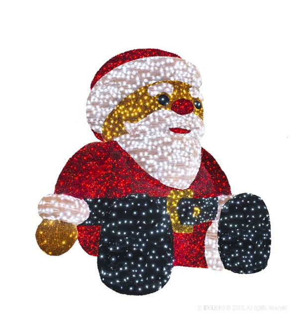Illuminated Santa