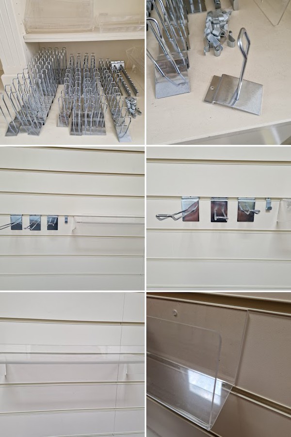 Slat Wall Hooks And Shelving - Worcestershire