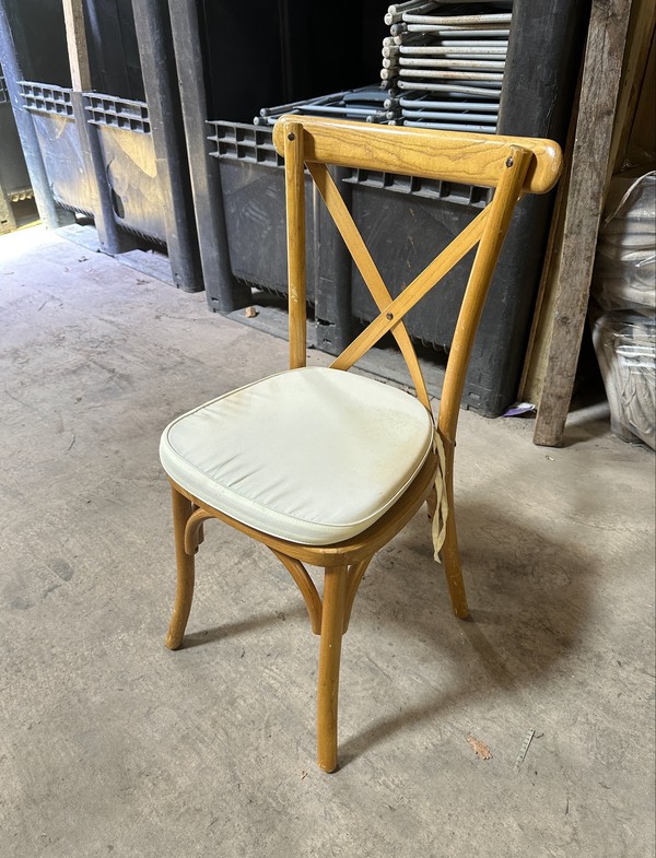 Oak Cross Back Chairs For Sale