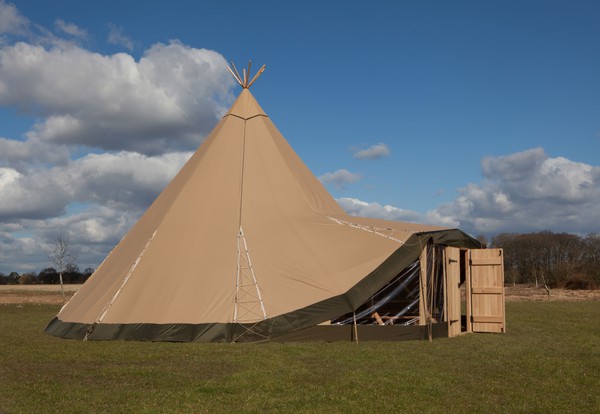Oak Tipi Doors