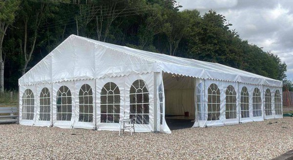9m x 27m Custom Covers Framed / Clearspan Marquees