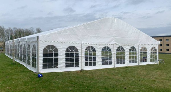 Custom Covers 12m Curved roof marquee