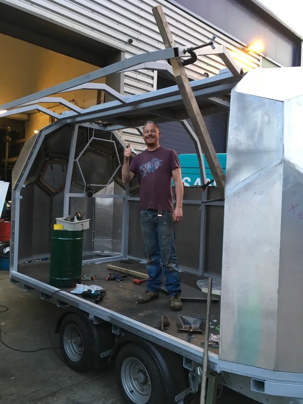 Aluminium trailer stage for sale