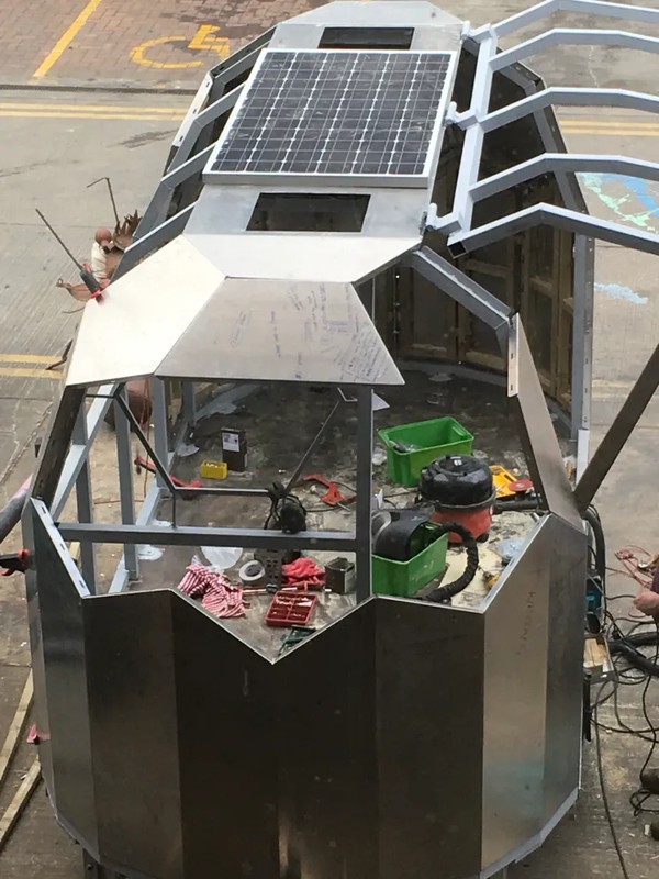 Professionally built trailer stage