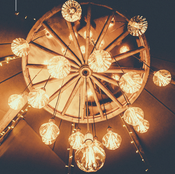 Handmade Edison Chandelier