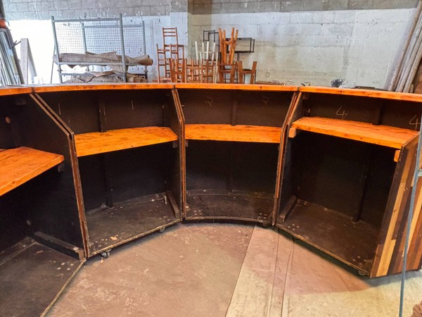 3m round bar on wheels