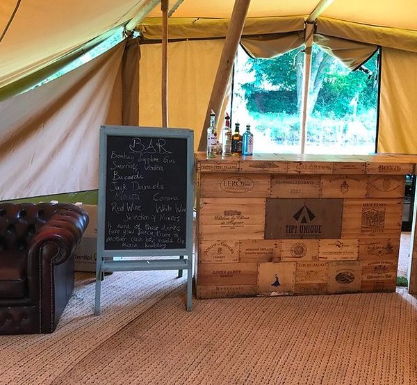 Handmade Rustic Bar For Sale