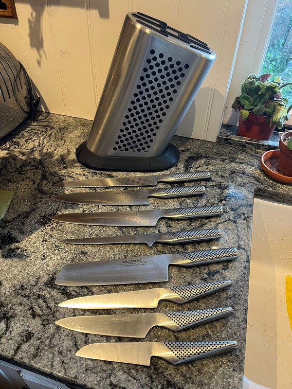 Chef's Kitchen Knives And Block