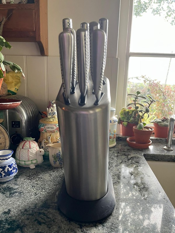 Kitchen Knives with Block