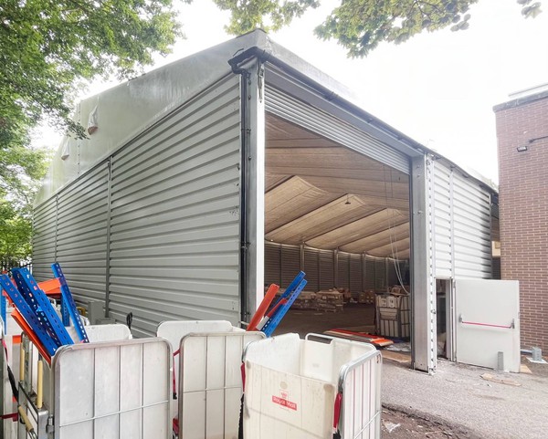 Warehouse marquee for hire