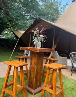 Wooden Poseur Tables For Sale