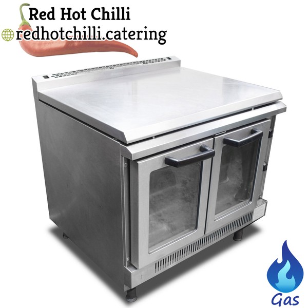 Gas double oven