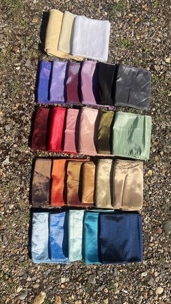 Job Lot of Wedding Chair Sashes