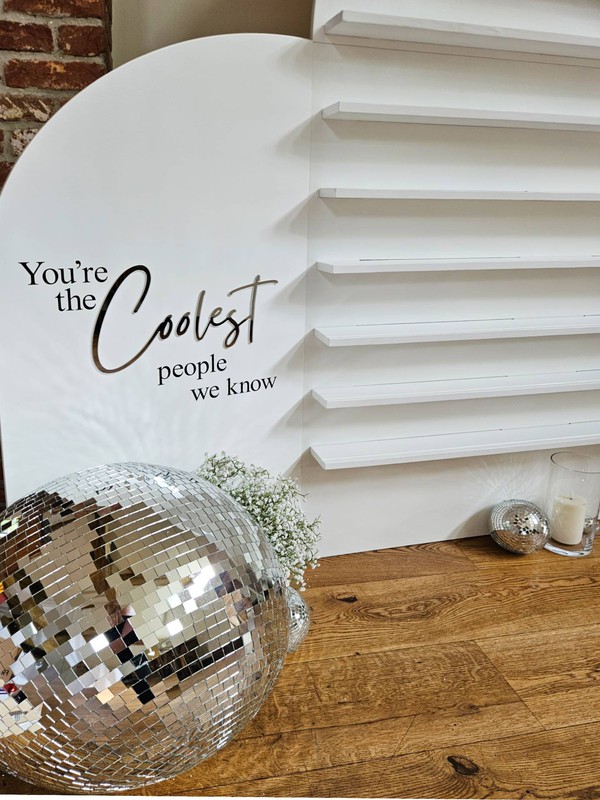 Novelty wedding wall