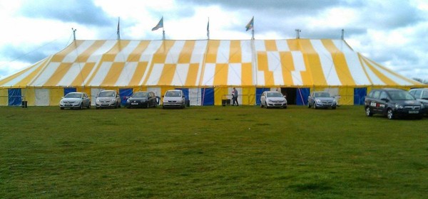 2000Ft festival venue marquee