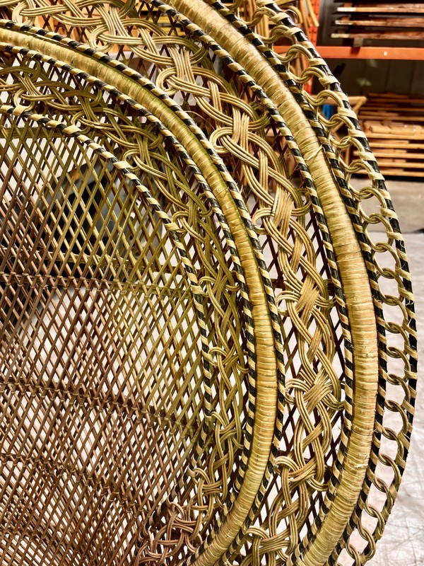 Wicker Peacock chairs
