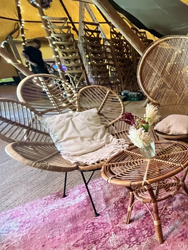 2x Flower Shaped Chair For Sale