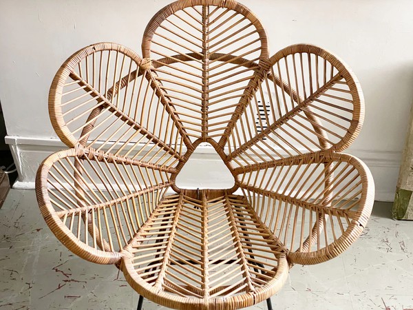 Designer flower chair