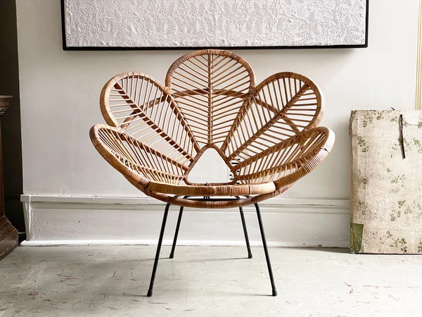 Rattan Flower chairs for sale