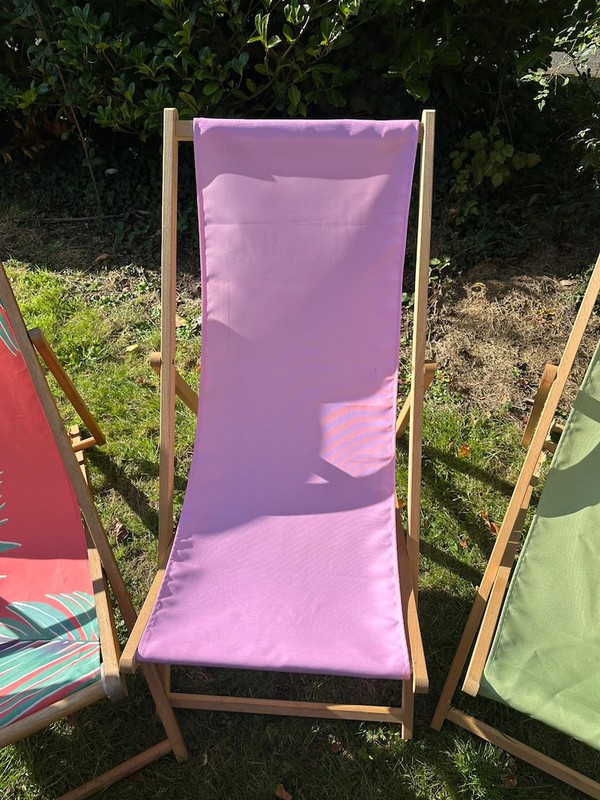 Pink Deck Chair