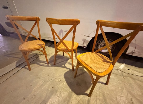 Secondhand 120x Cross Back Chairs