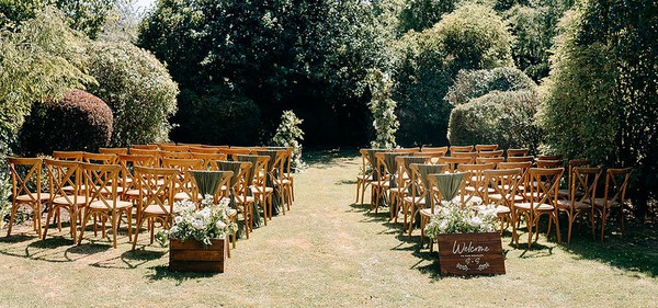 Wedding Cross Back Chairs