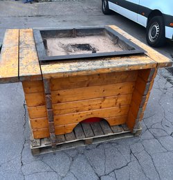 Large Wooden Fire Pit For Sale