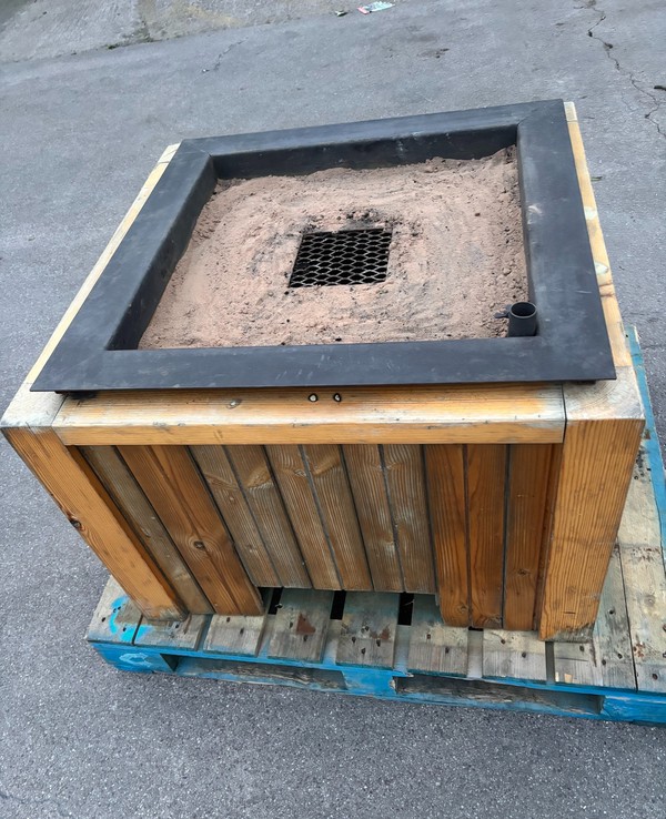 Solid Wood Fire Pit