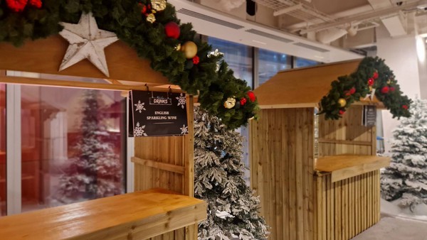 Christmas huts for sale