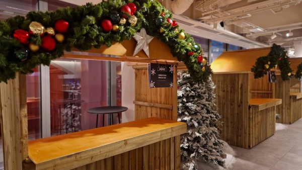 German Christmas huts