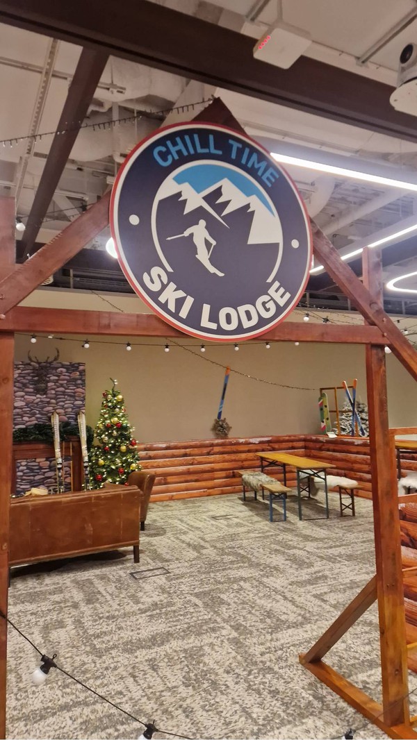 Wooden Alpine Lodge props