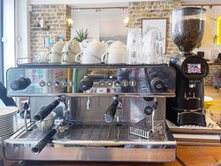 Iberital IB7 2nd hand commercial coffee machine with grinder