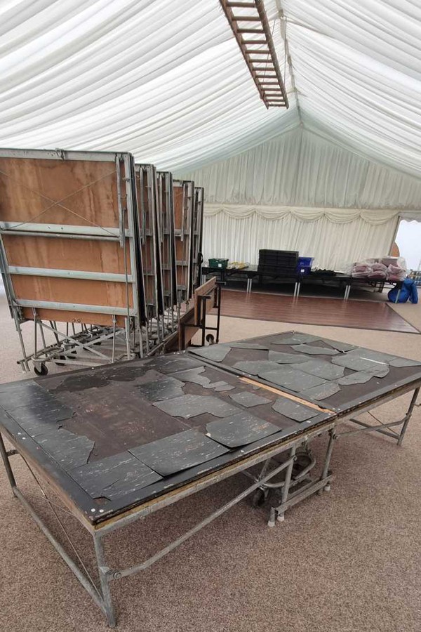 Rolling SICO foldout Stage decks