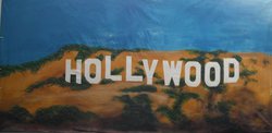 Hollywood backdrop for sale