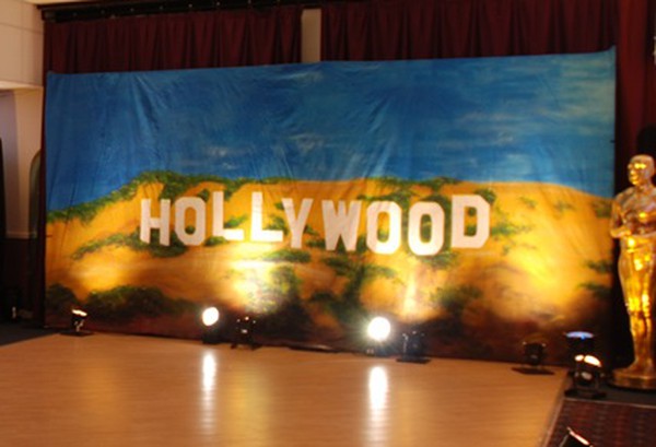 Hollywood backdrop for sale