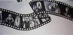 Hollywood / film backdrop for sale